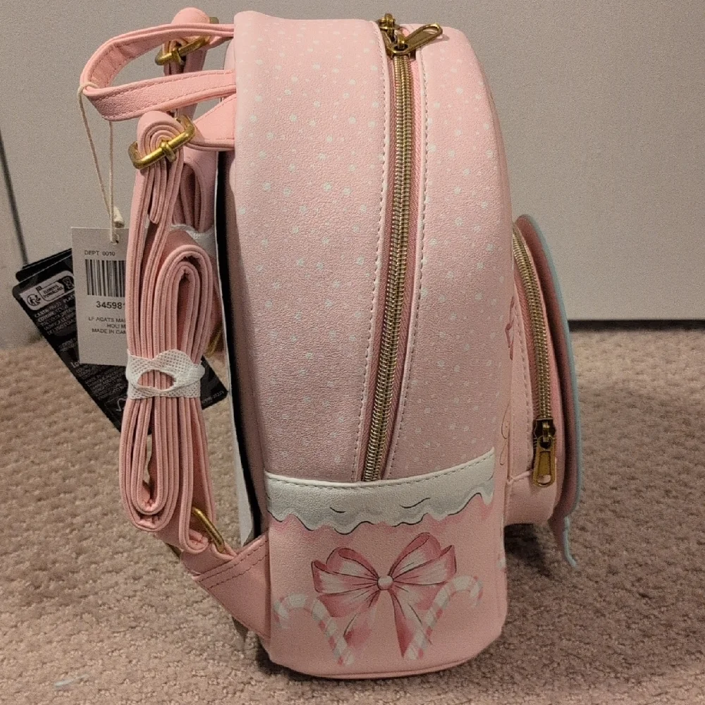 Loungefly Disney Marie Aristocats Snow Globe Backpack NWT